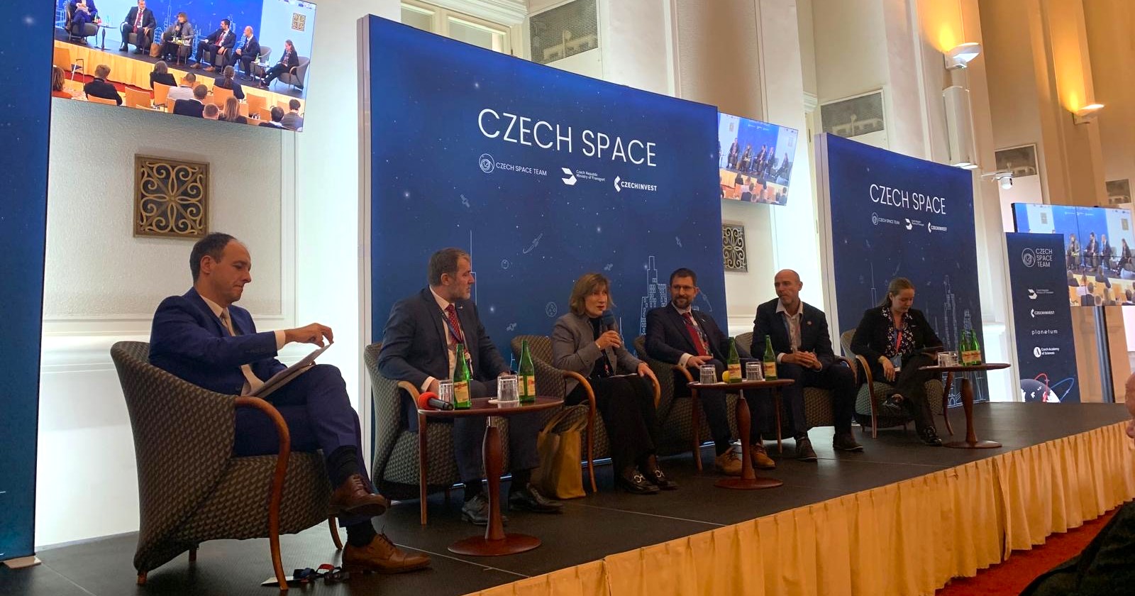 Geraldine Naja discusses the European space sector at the Space2Business event