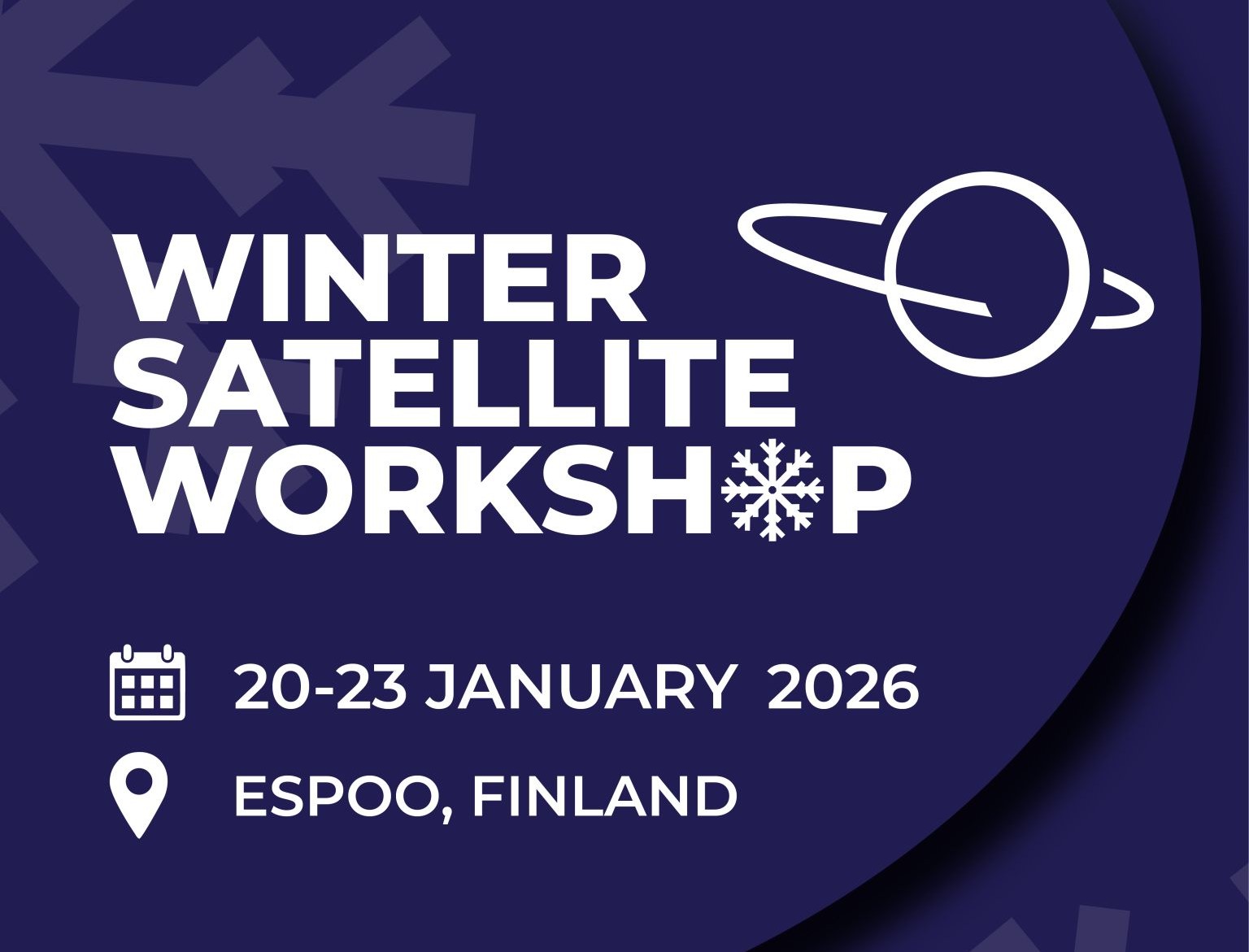 Winter Satellite Workshop 2026
